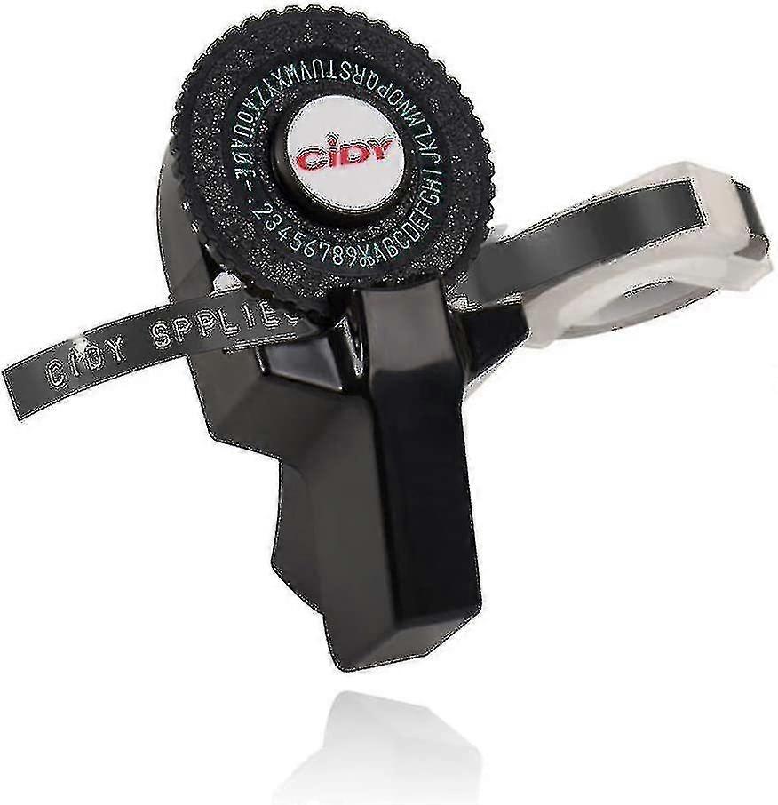 Mini Label Printer, Label Embossing Device With 2 Adhesive Rolls
