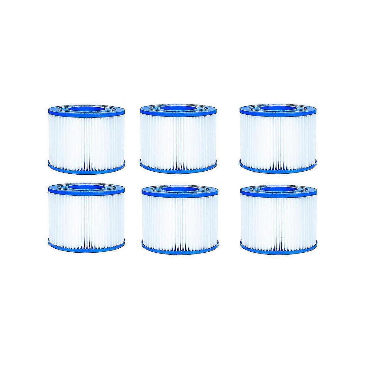 6 Stück Poolfilterpatronen Typ S1 Kompatibel für, Whirlpool-Filter Schwimmbad-Spa-Filter