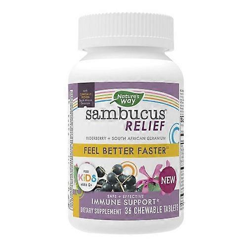 Sambucus Sambucus Relief Kids, 36 Tabs (Pack of 1)