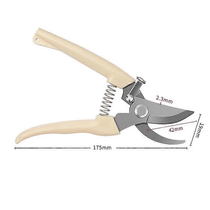 Selected thickened spring garden shears, horticultural shears, pruning branches, and pruning branches