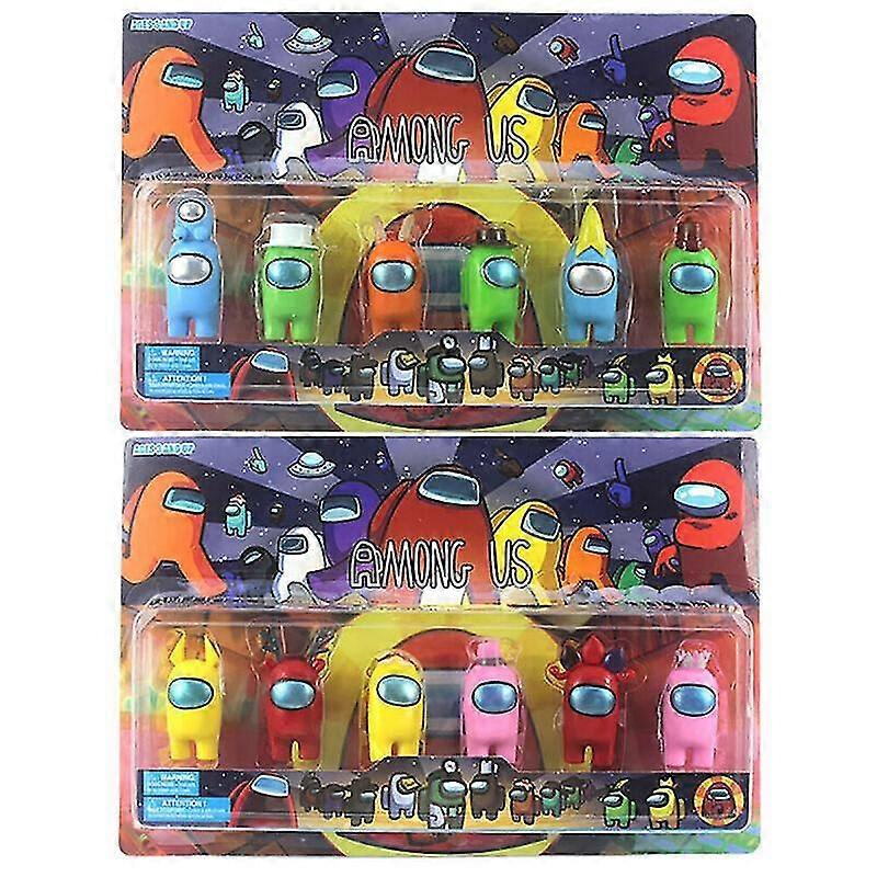 figure collection plastic dolls game toys action model 6pcs/set