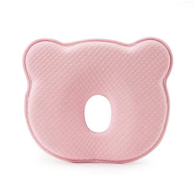 Baby Stereotyped Memory Foam Pillow Newborn Infant Cotton Protector Head Shape Sleeping Cushion Travel Pillows for 0-24 Month