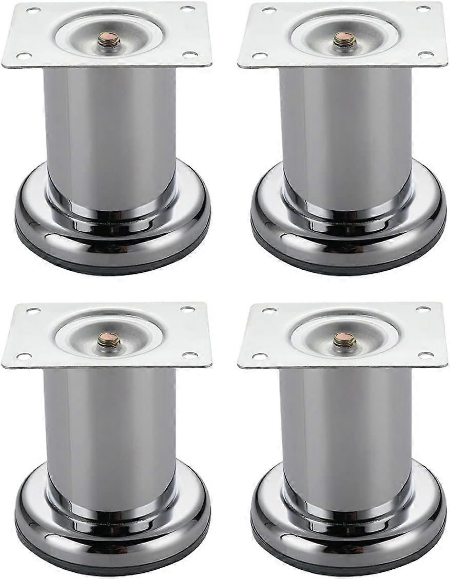 4個のステンレス鋼の家具の脚ネジ付き金属ソファの脚テレビキャビネットの脚交換