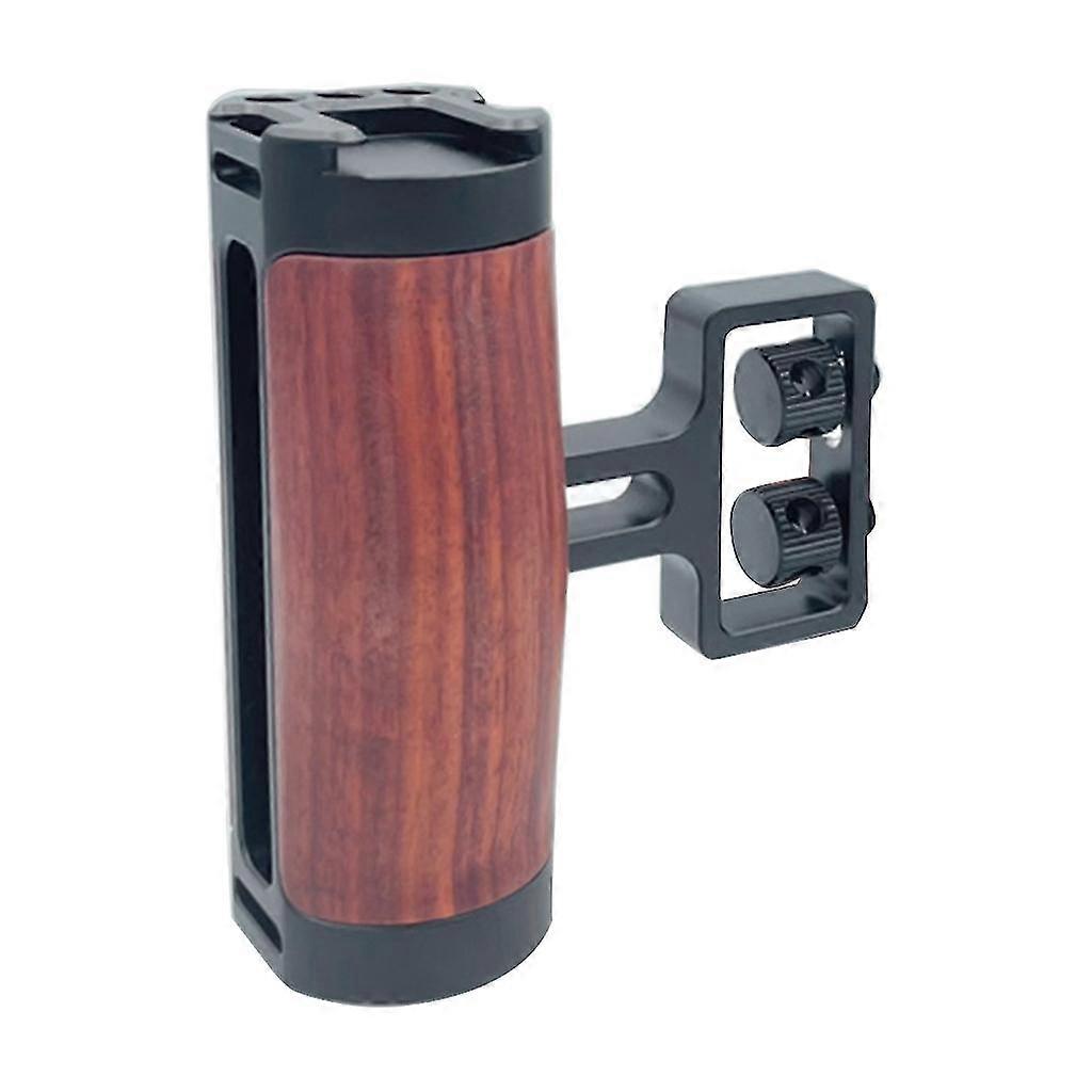 Mini Side Handle Wooden Handle Side Handgrip Up And Down Adjustable Grip