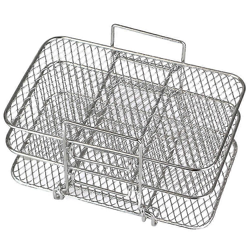 Griglia per friggitrice ad aria per friggitrice ad aria doppia Ninja 304 Rack per disidratatore multistrato in acciaio inossidabile Toast Rack-xinhan da SENZHE