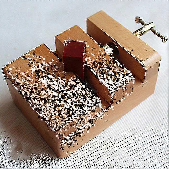 Beech Large Printing Bed Engraving Bed Solid Wood Fixture Seal Stone Engraving Seal Fixing Seal Engraving Set Tool