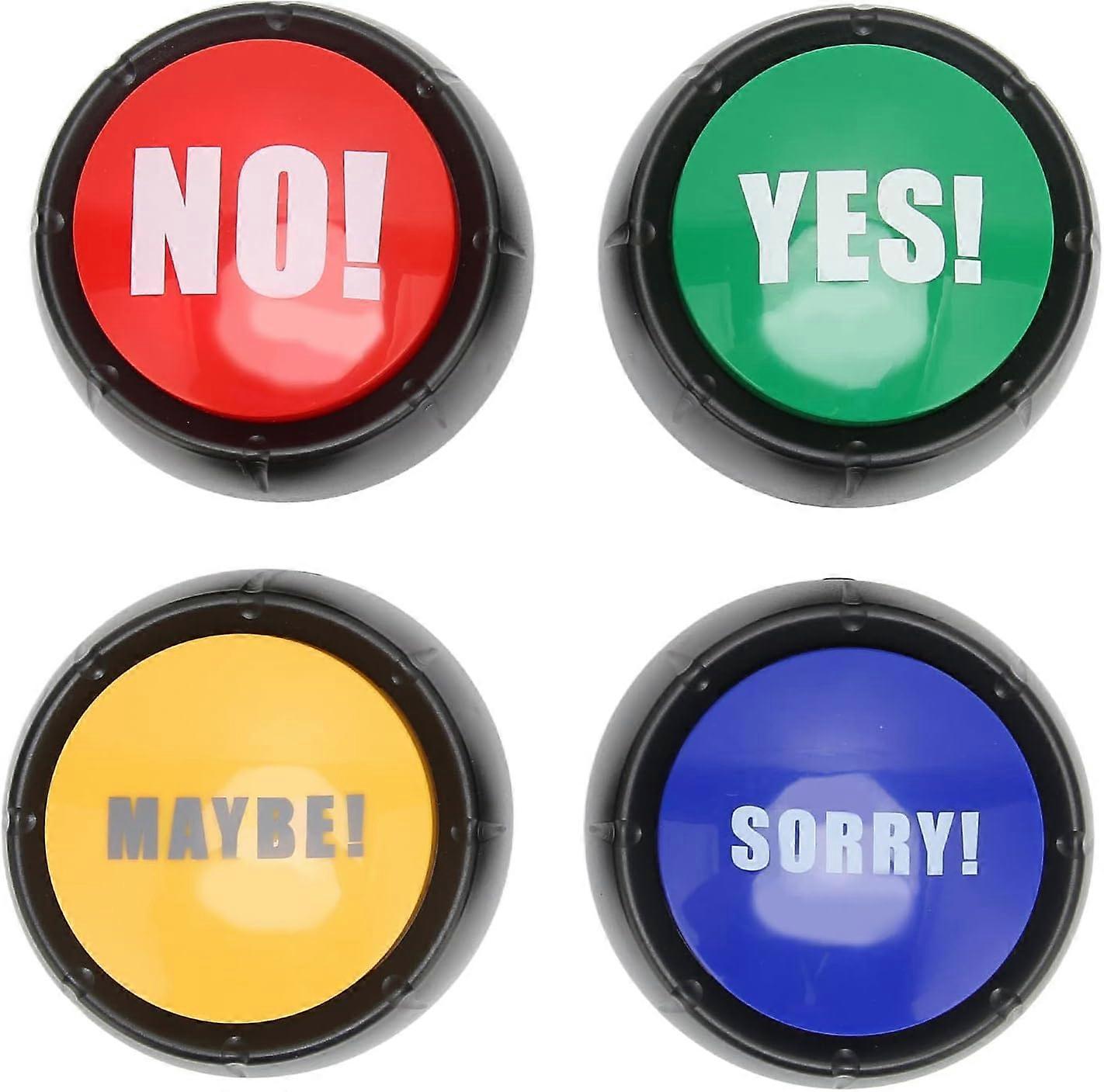 4Pcs Small Cat Dog Buttons For Communication, Training Button For Pets, Interactive Toy Dog Training Bell