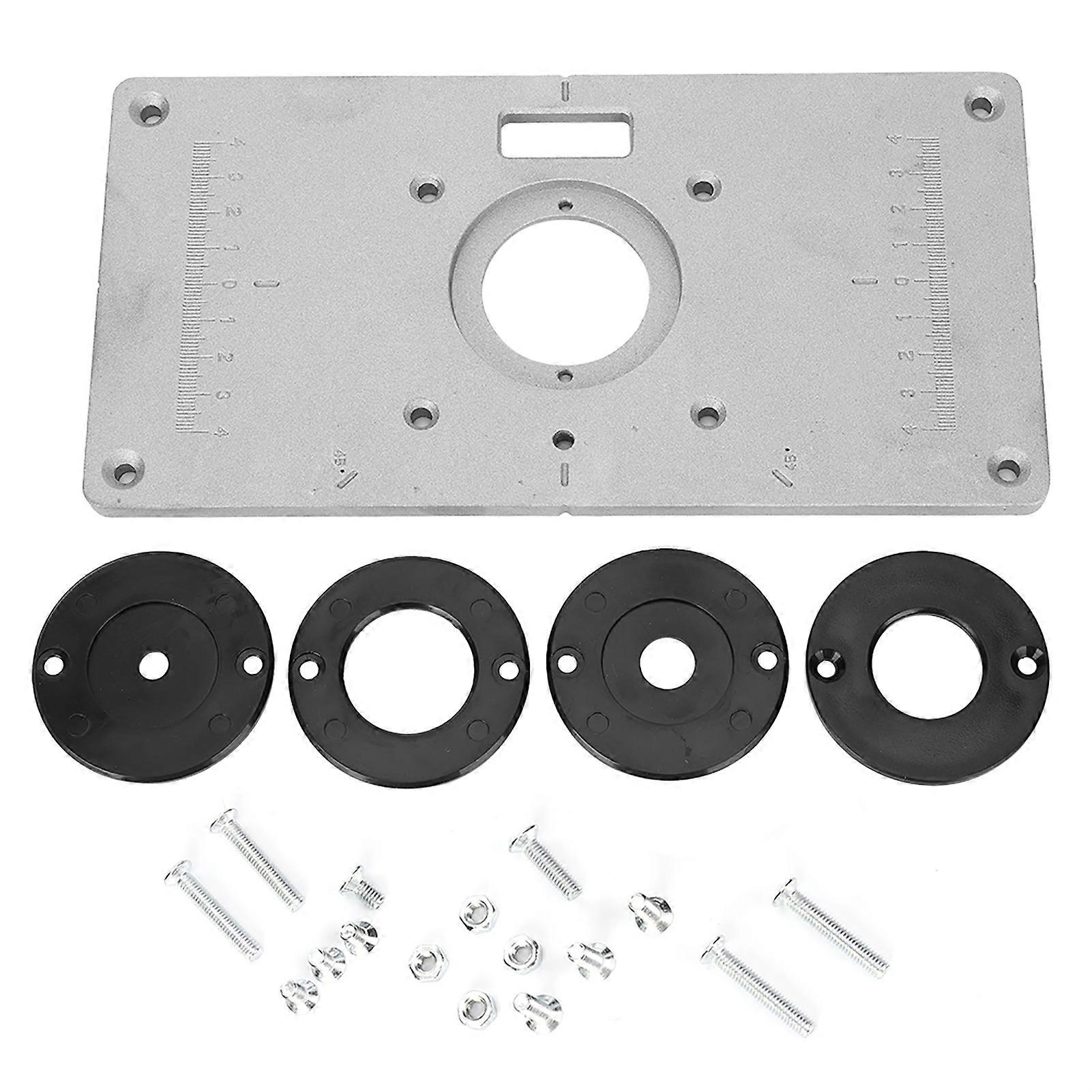 Trimming Machine Flip Board Electromechanical Router Table Insert Plate Woodworking