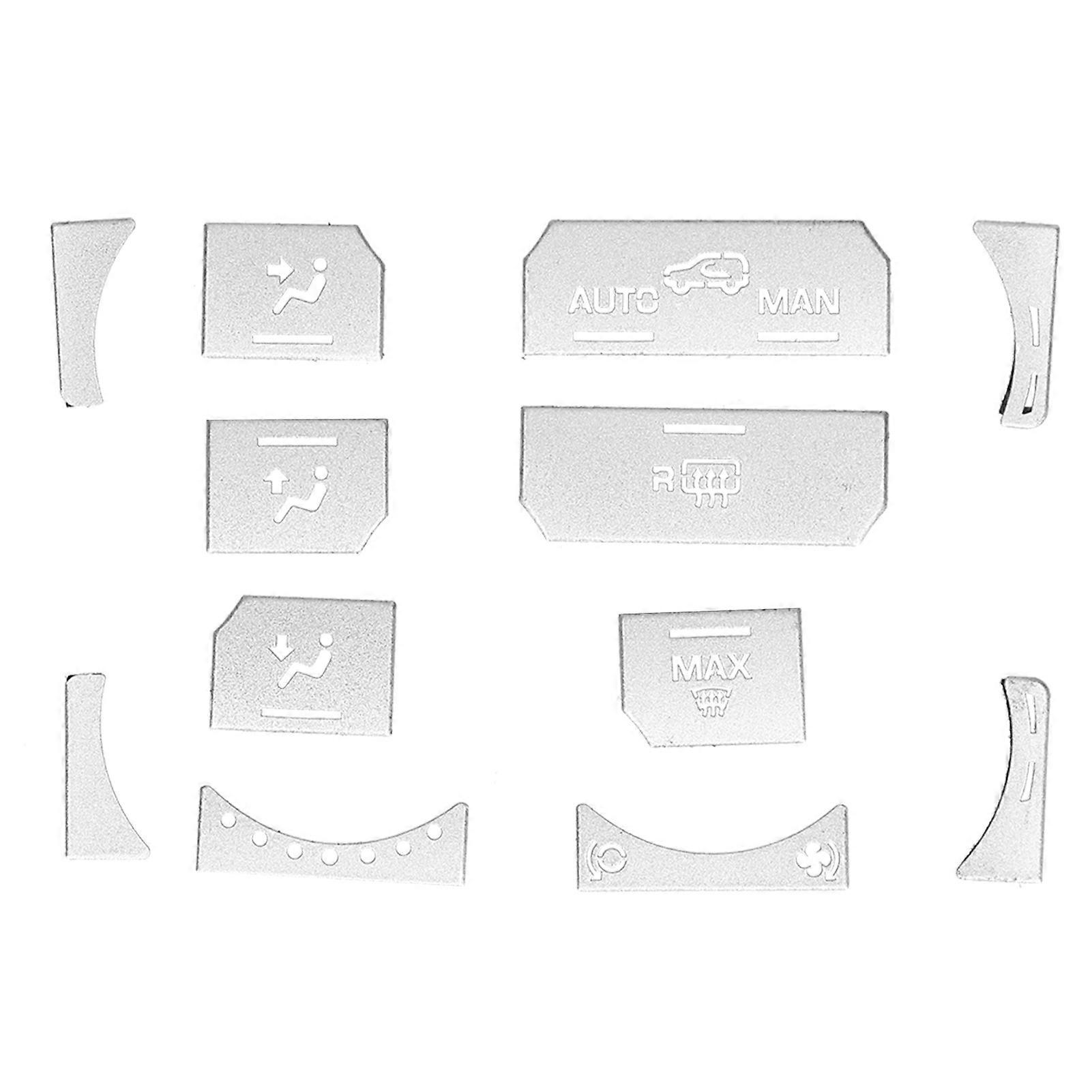 12PCS Dash Button Sticker Replacement for Land Rover Range Rover Evoque 2012?2018