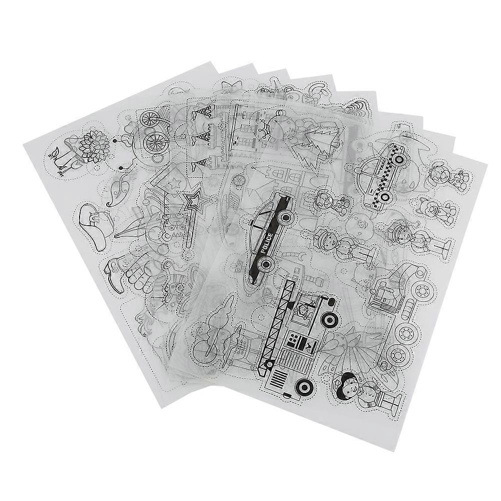 Plastic Heat Shrink Sheet Shrinkable DIY Handmade Craft Tool Boy's Style