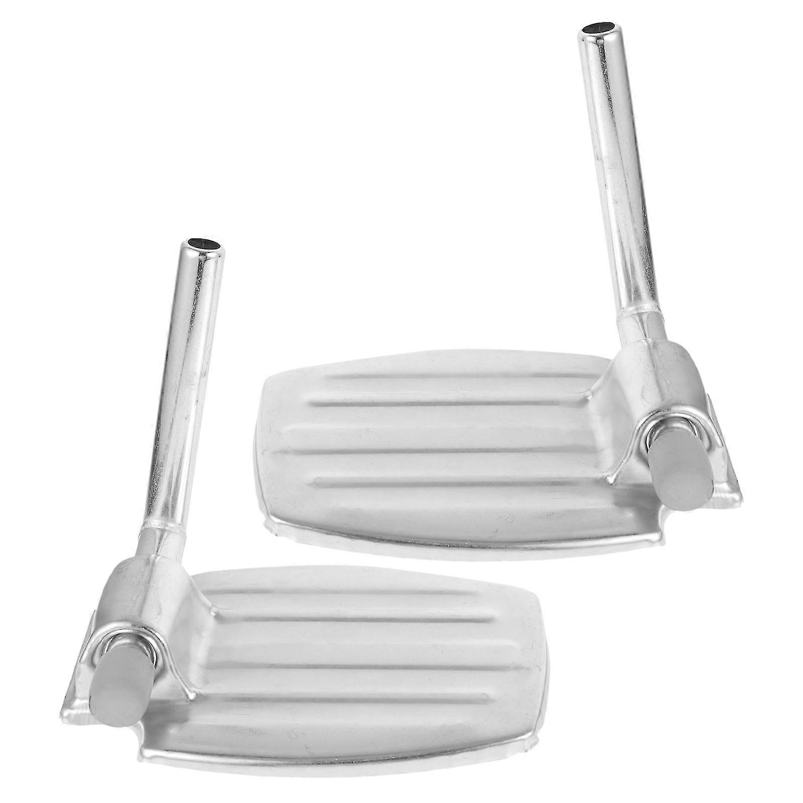 2pcs Schwerlast-Rollstuhl-Fußstützen austauschbare Rollstuhl-Fußstütze Rollstuhl-Beinstütze