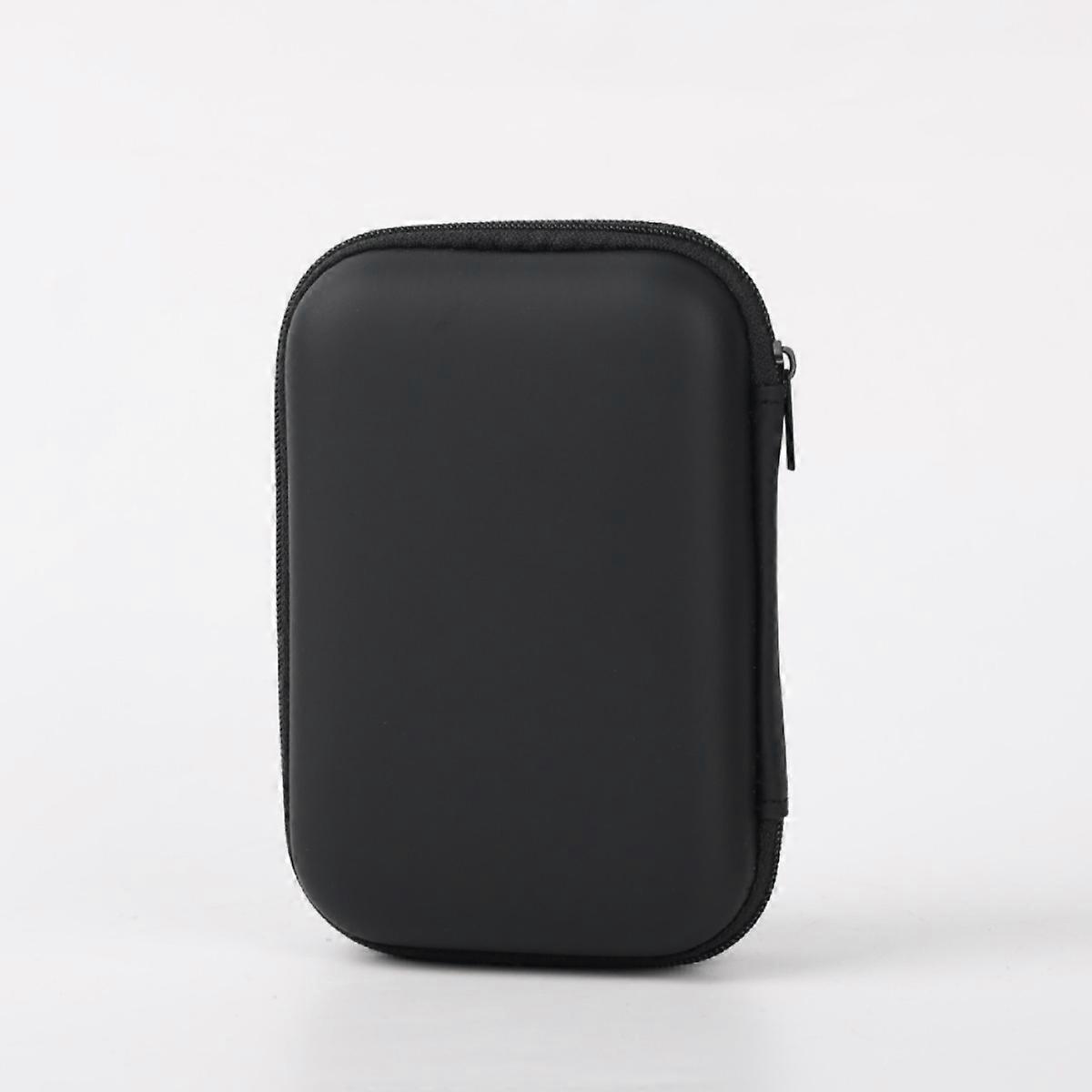 (HYDd)Black portable protective case, hard drive protective case bag