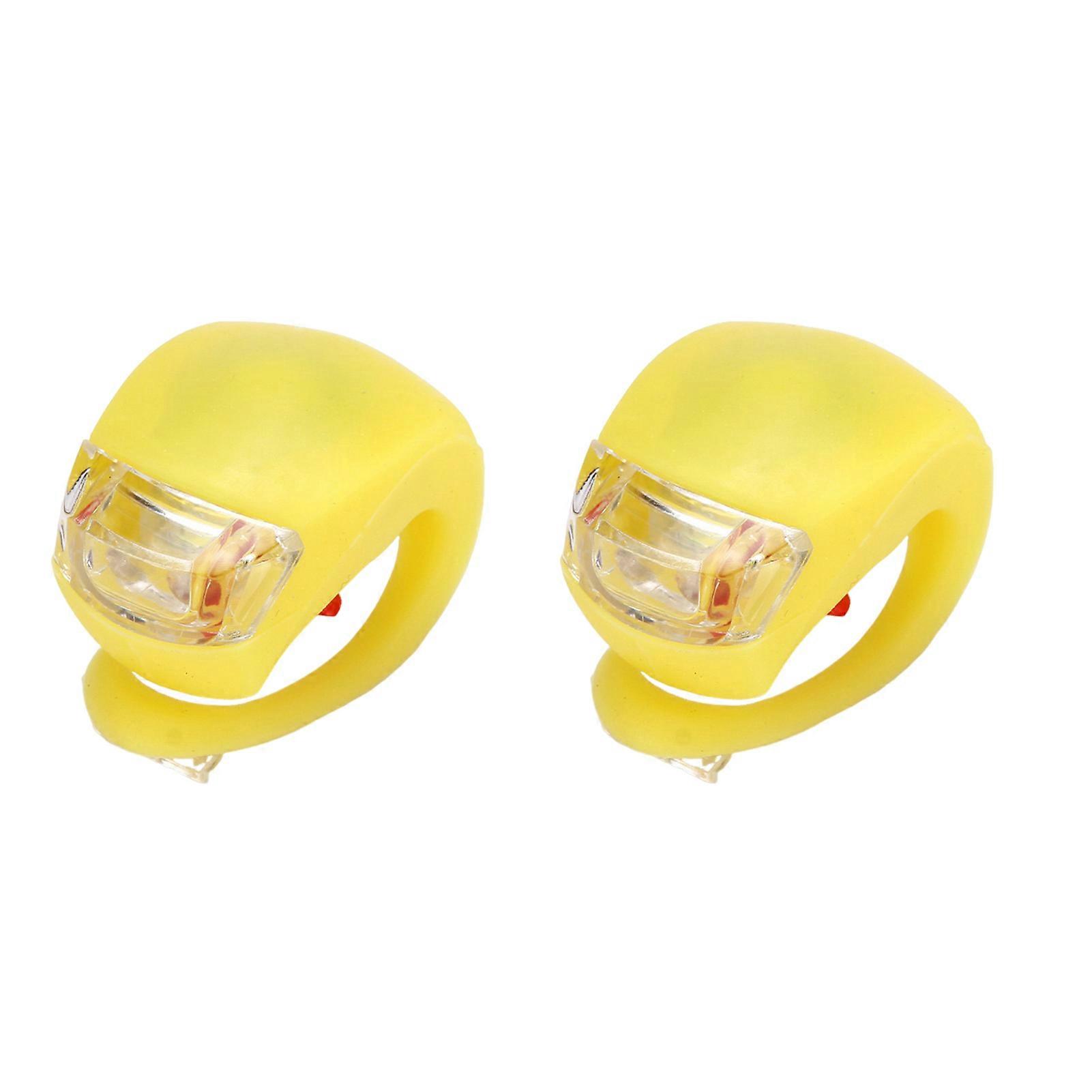 2Pcs Bike Light Lightweight Waterproof Bicycle Frog Lights Super Bright Simple Installation Night Riding Cycling Bicycle Tail Light