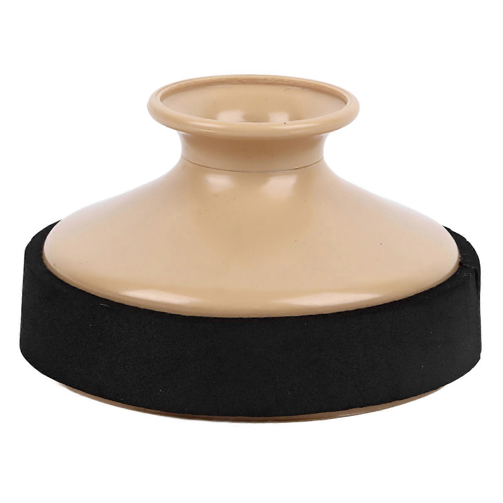 Alto Saxophone Mute Circular Silencer ABS Plastic Sax Sound Dampener for Beginner Playing Practice Wood Color