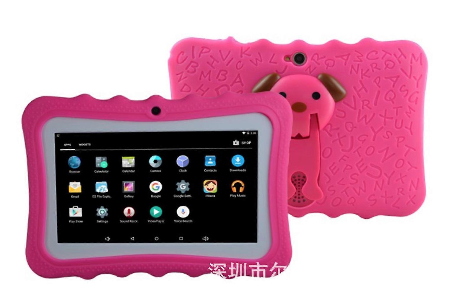 Q8 Tablet for Kids 7inch Android Tablet with WiFi Bluetooth 1GB+8GB Rose UK Plug