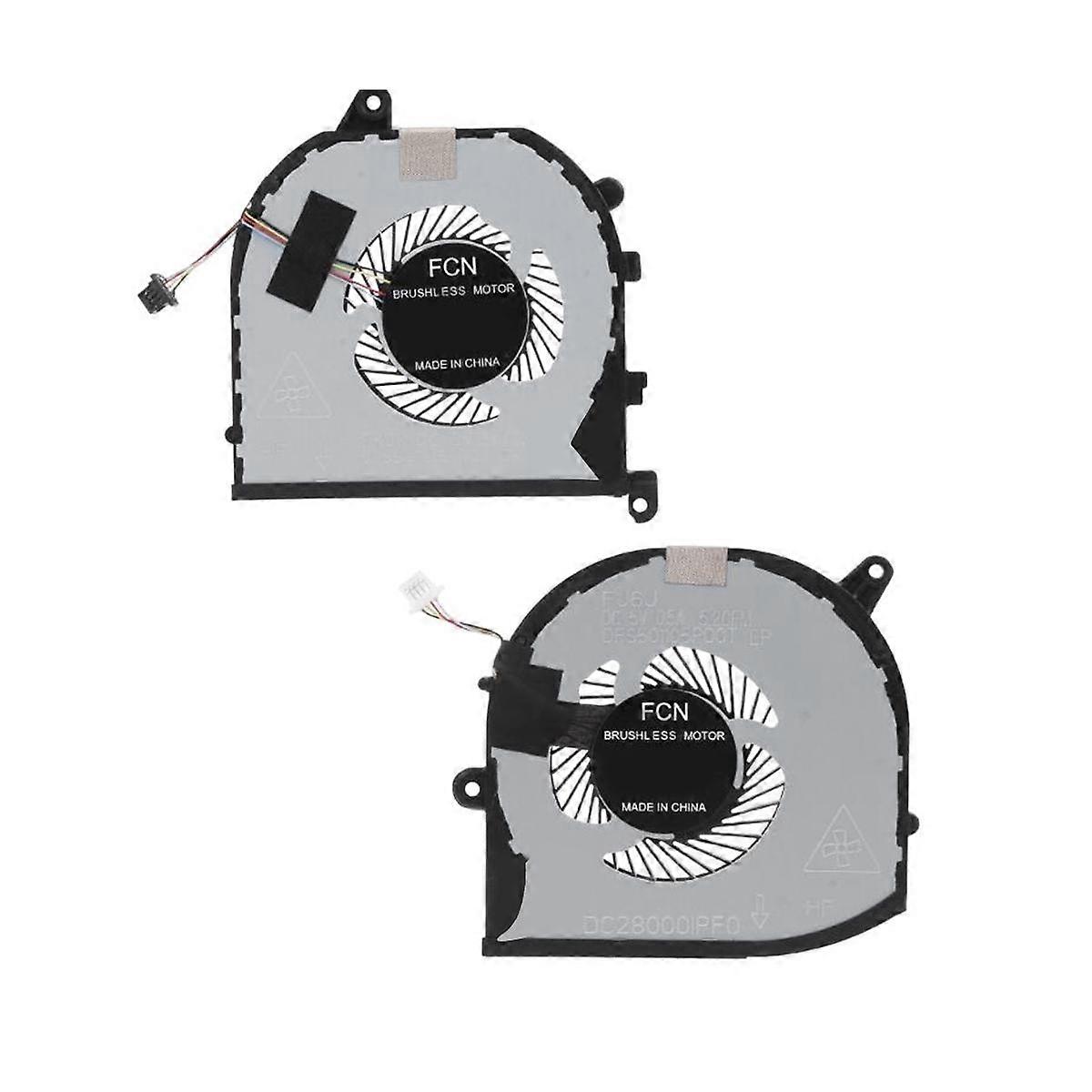 Ventilátor chladenia CPU+ GPU pre Dell XPS 15 9570 7590 Precision 5530 P56F002 Ventilátor chladenia CPU + GPU pre notebooky