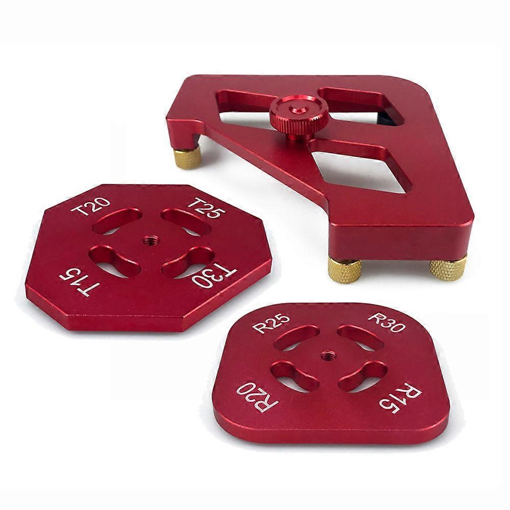Arc/T Corner Gauge for Woodworking Table Round Corner Template Woodworking Accessories