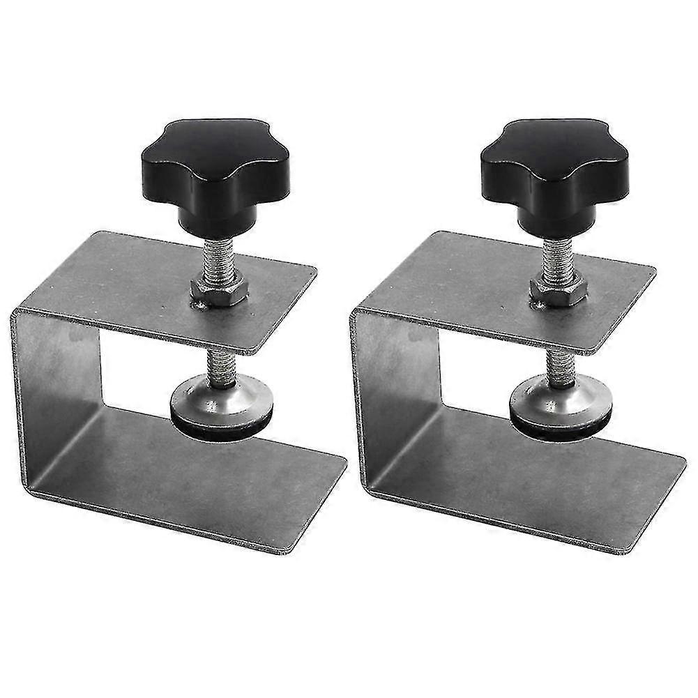 2pcs Home Improvement Smooth Woodworking Drawer Front Installation Clamp Hardware Jig Accessories -Aoba