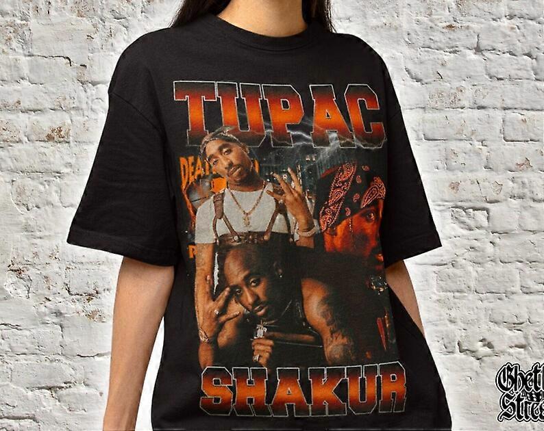 Le sweatshirt gris à capuche de Tupac Shakur sur le compte Instagram de