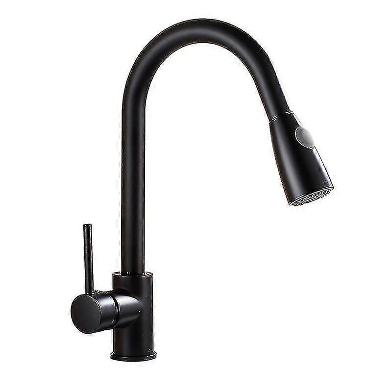 Mimigo Modern Hot And Cold Faucet 2 Water Outlet Modes Rotate 360 Degrees Pull Down