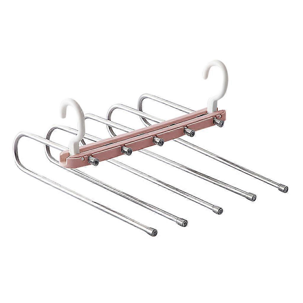 Folding Multifunctional Multi-layer Magic Pants Rack Wardrobe Storage Artifact