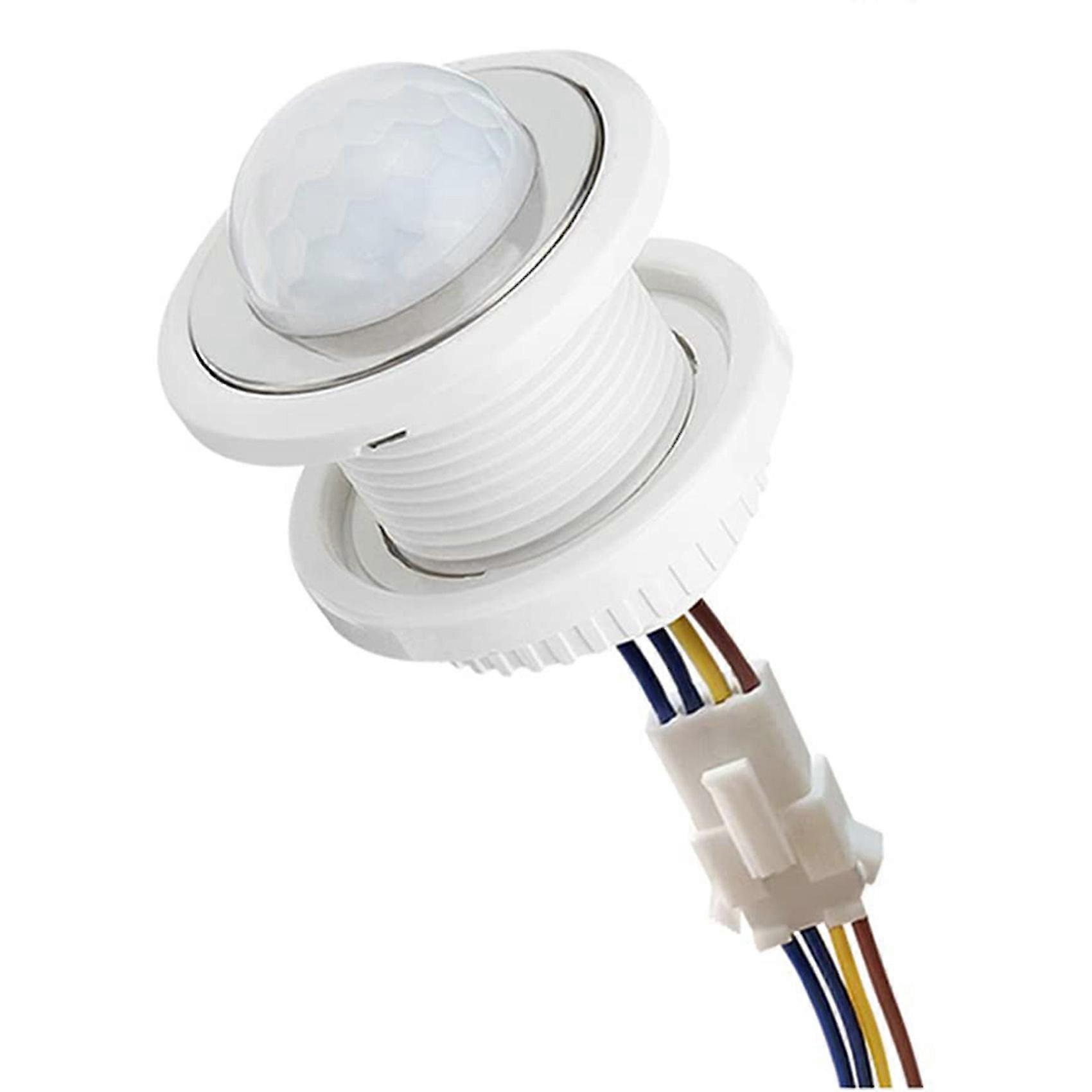 Mini Motion Sensor Light Switch 110-220v Pir Sensor Smart Detection Time Delay Adjustable Infrared