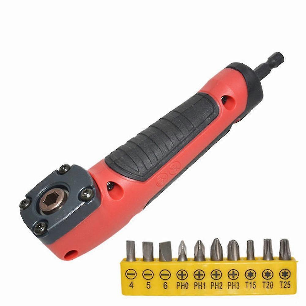 Electric Screwdriver Repair Corner Device Abs Handle Screwdriver Socket Adapter Drill Bit Corner Ad