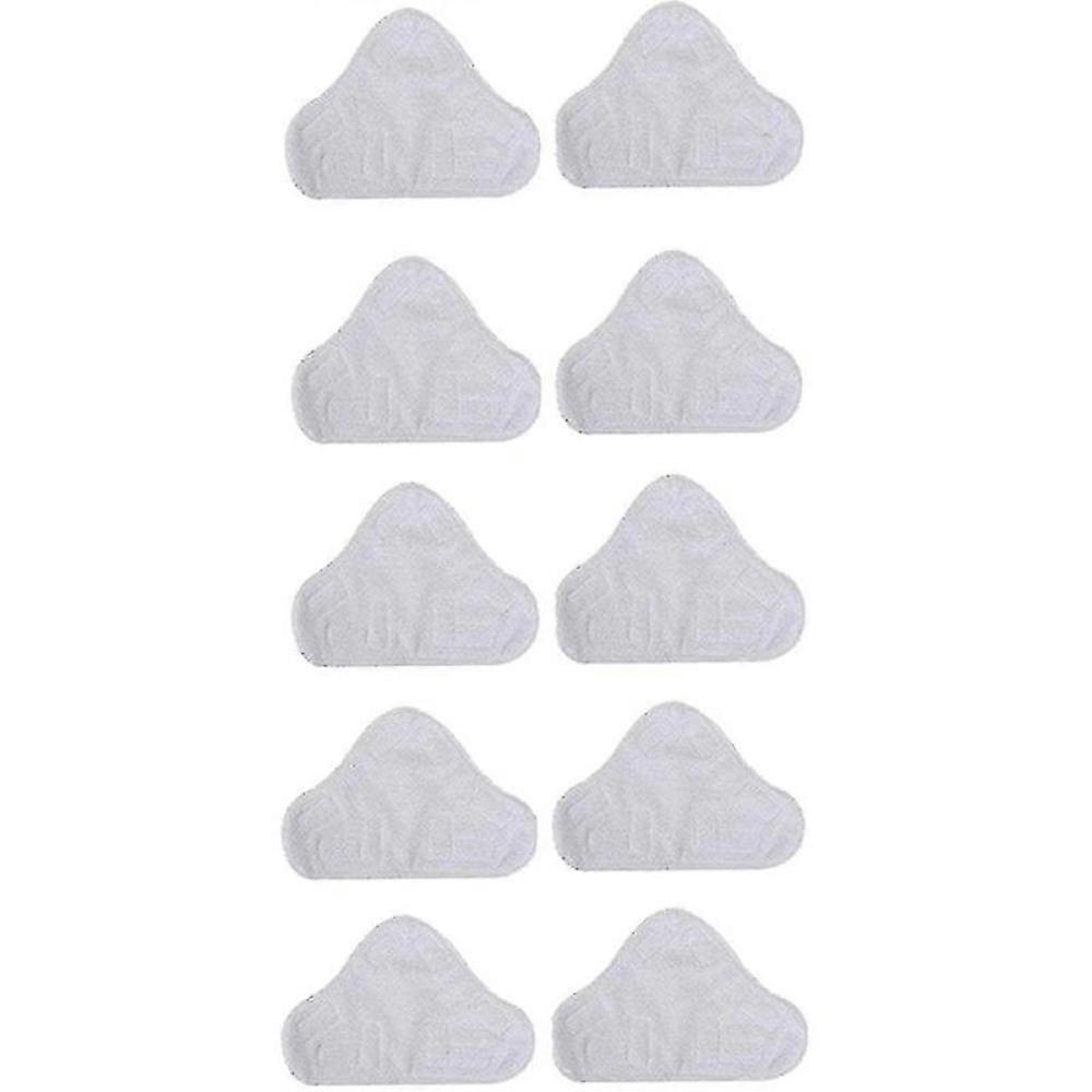 10er Pack Ersatz Steam Mop Mikrofaser Tuch Pad Kompatibel mit H2O Mop X5 Triangular Drag BMX