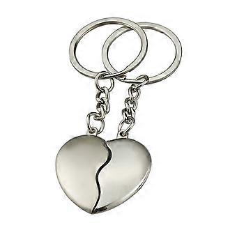 Duo Heart Keychain