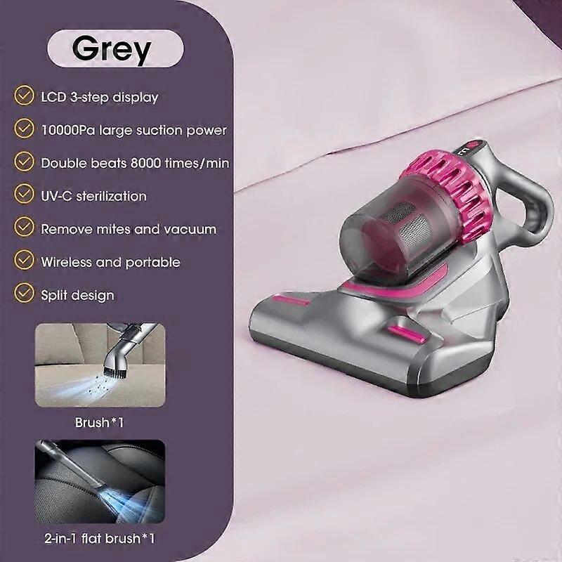 אמיתי 10000pa שואב אבק עיקור UV הסרת קרדית אלחוטית ניתנת להסרה 3 ב 1 שואב אבק לרכב שיער ביתי
