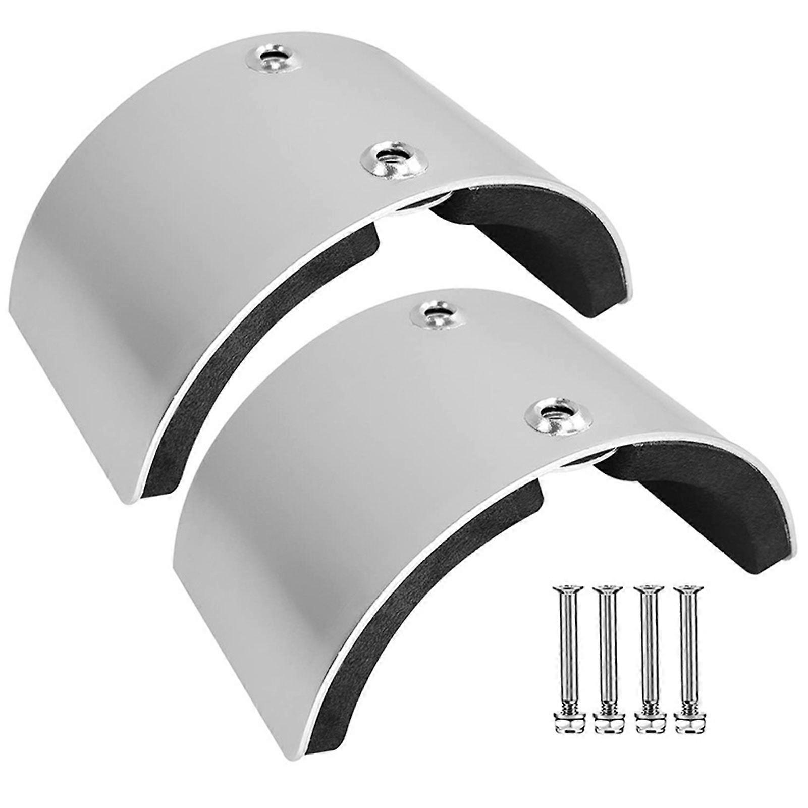 Drywall Stilt Replacement Accessories Stilt Kit Rustproof Corrosion Resistant Curved Plate Drywall Stilt Leg Cuffs Stilt Attachment