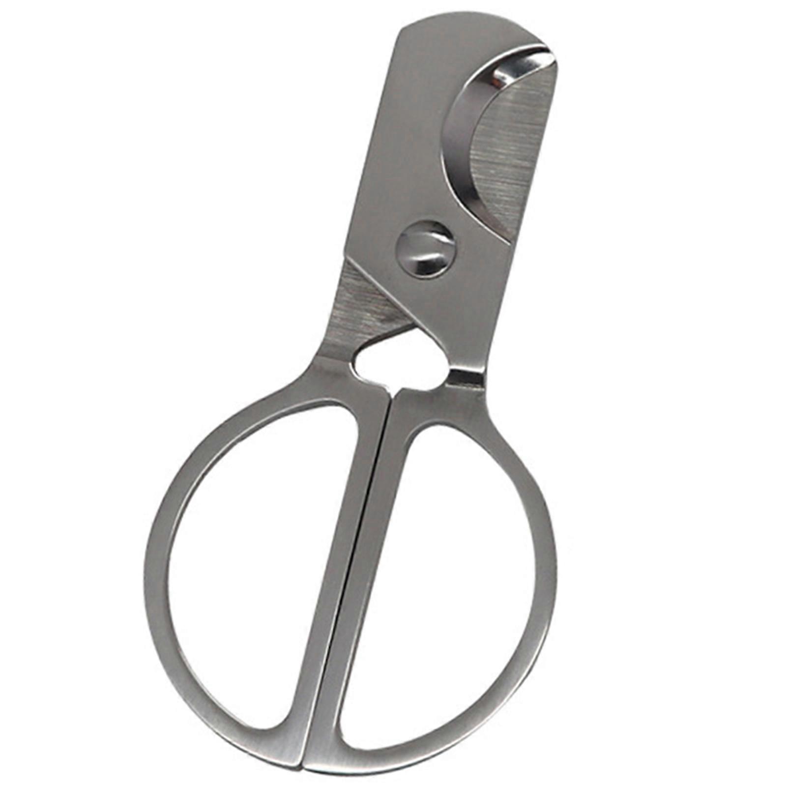 Small Cigars Cutter Ergonomic Double-Blades Guillotine Scissors Multipurpose Medicine Knives for Home