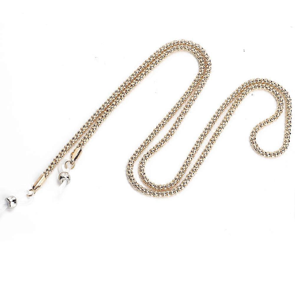 Anti Slip Sunglasses Strap Alloy Eyeglass Glasses Chain Reading Glasses Strap Gold
