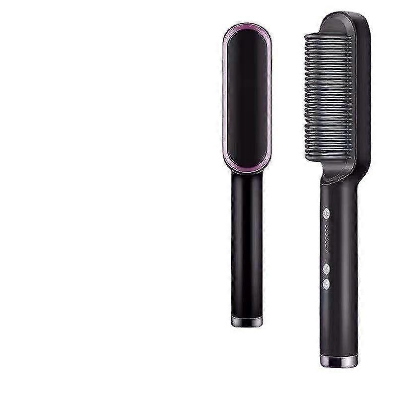 Hair Straightener Comb Matte Black