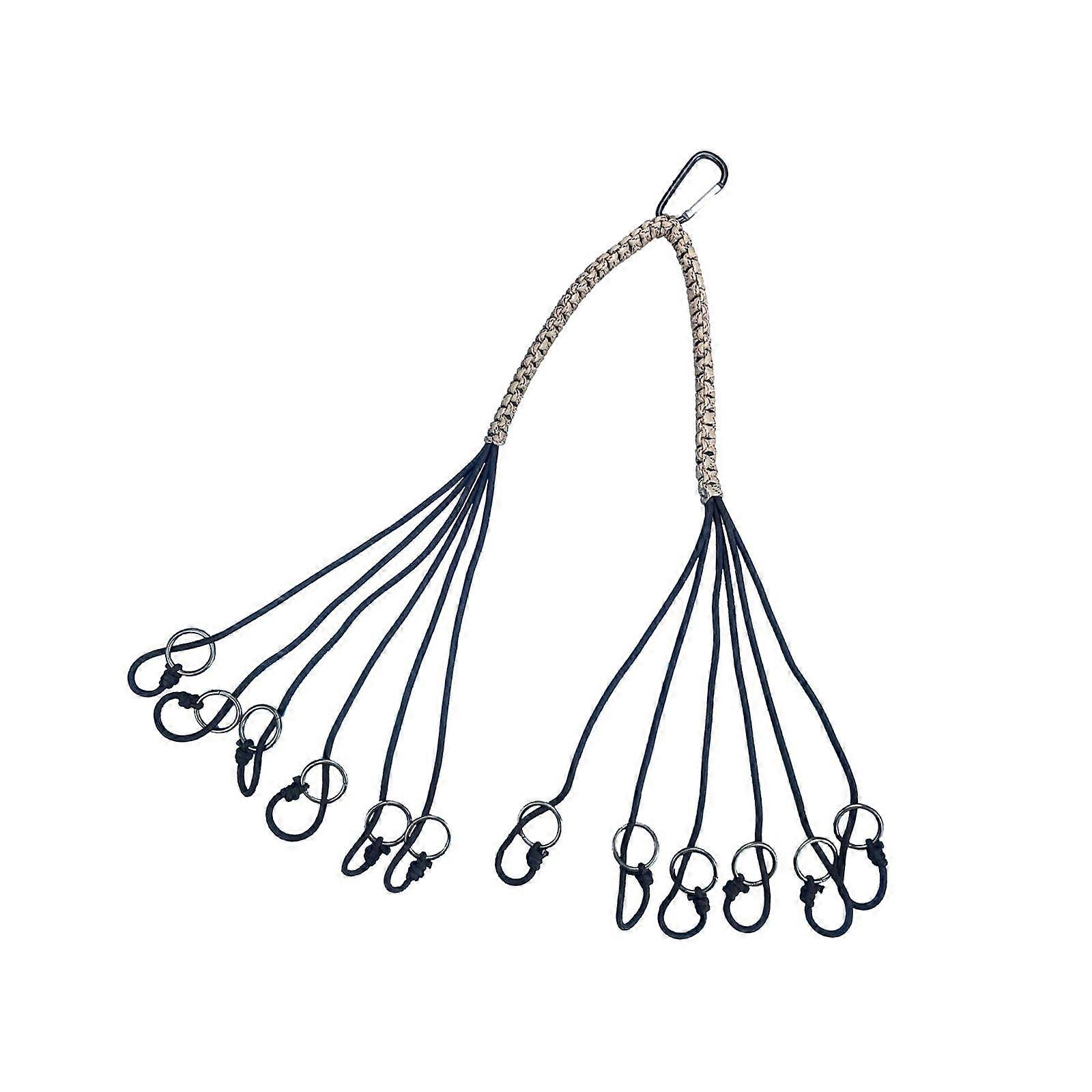 Duck Call Lanyard Game Call Lanyard Hand Braided Paracord Goose Calls for Hunting Ducks Dog Whistle