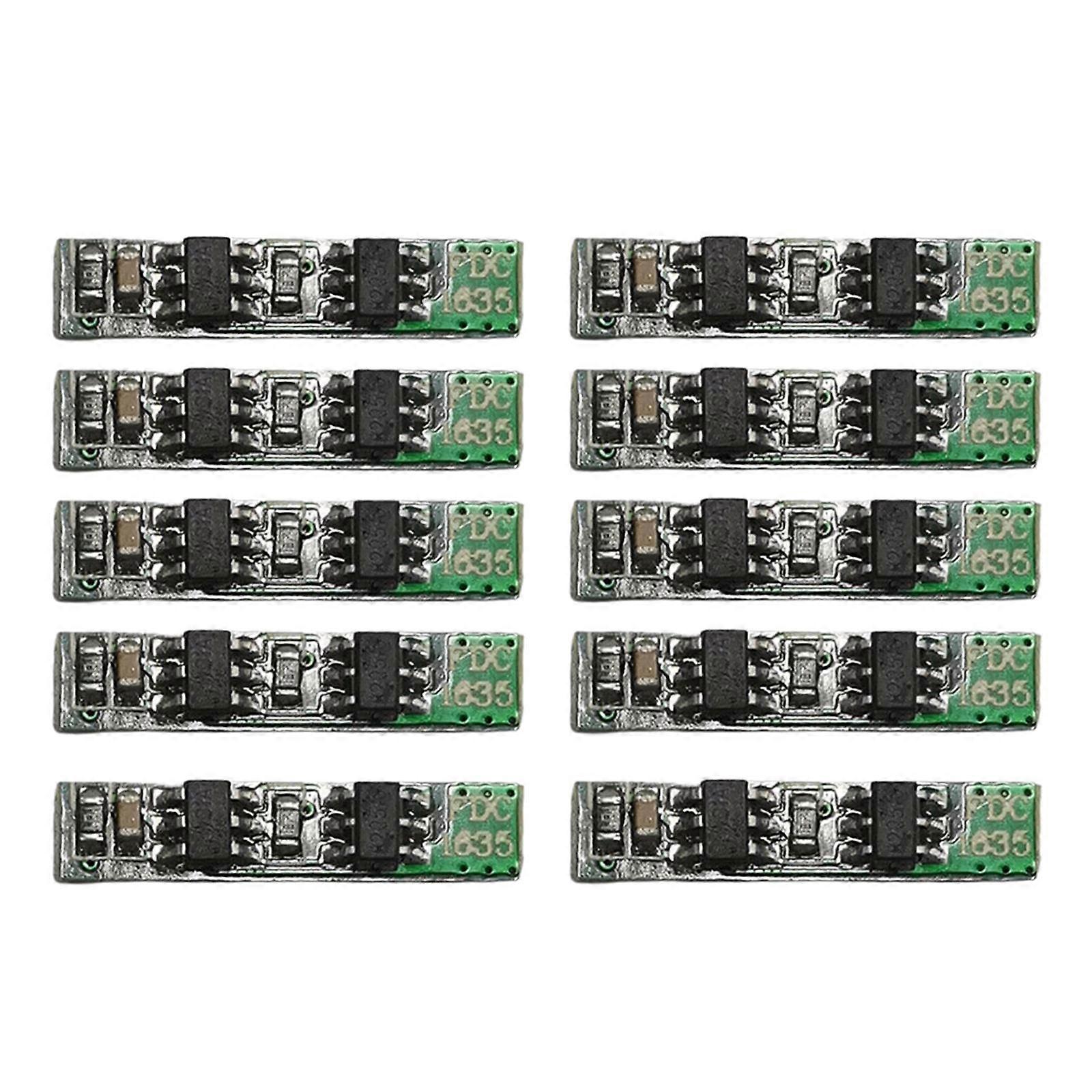 3,7 V Li-Ionen-Schutzmodul 18650 Lithium-Batterieladegerät Leiterplatte (10er-Pack)
