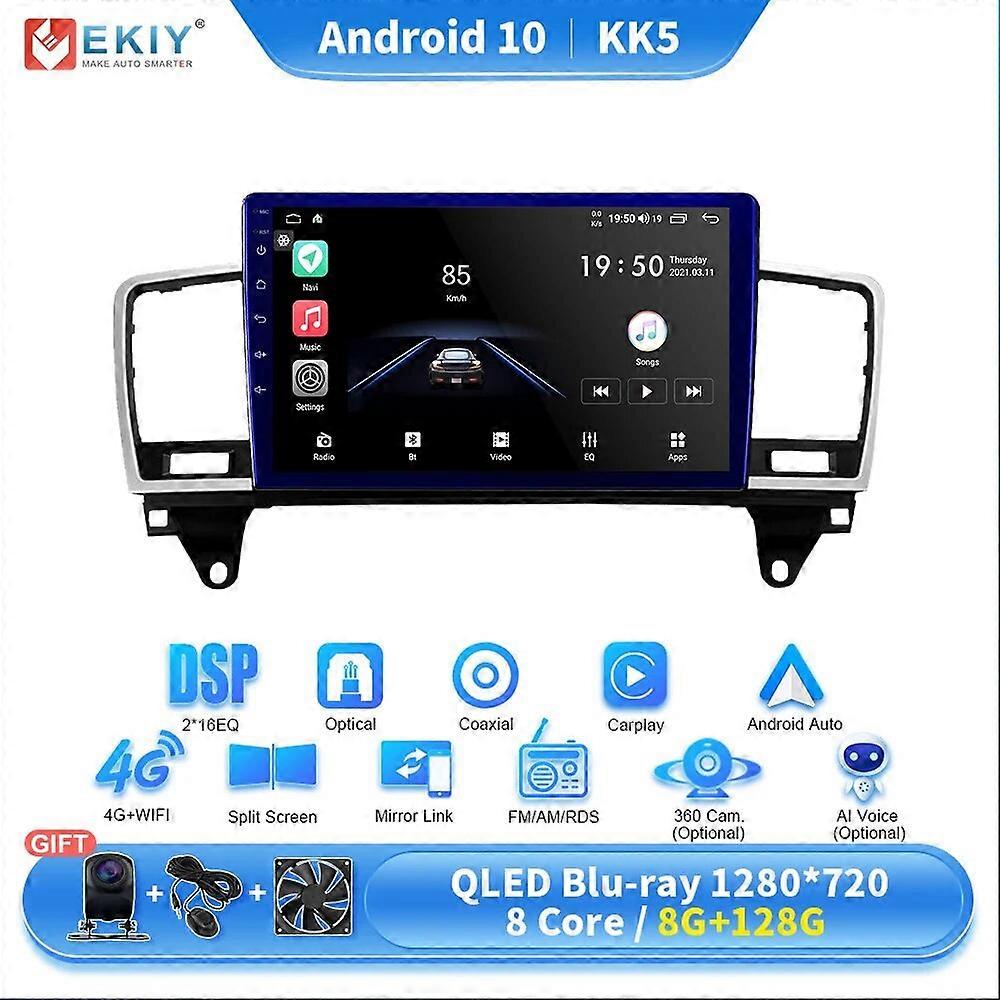 Android 10 Car Radio For Mercedes-Benz M-Class M Class W166 ML 2011-2015 Multimedia Video Player GPS Carplay Head Unit