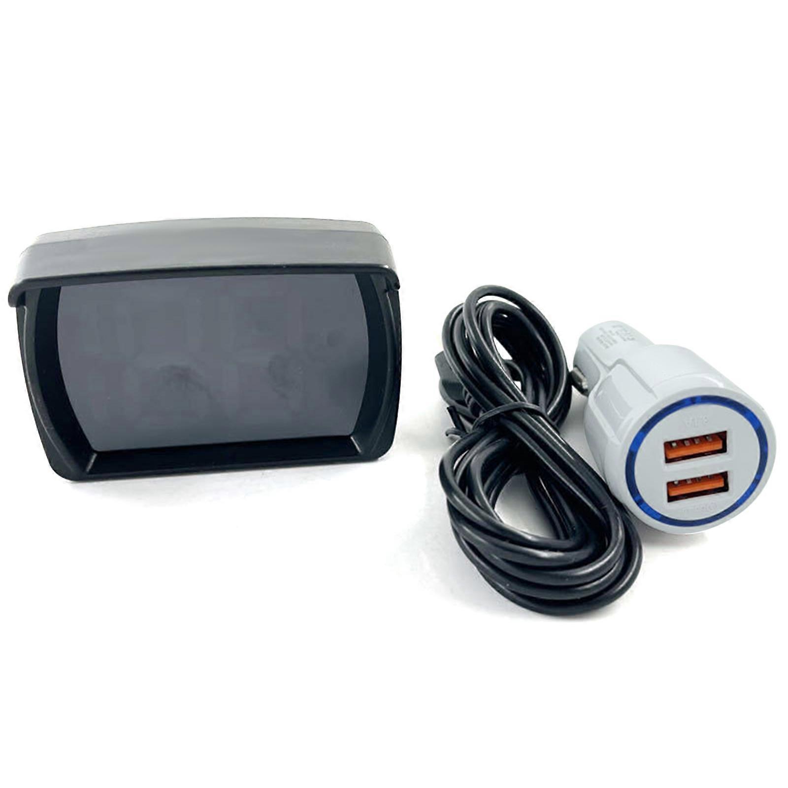 HUD head-up display Bluetooth smart GPS electronic dog universal car speedometer safety warning instrument (host + usb line)