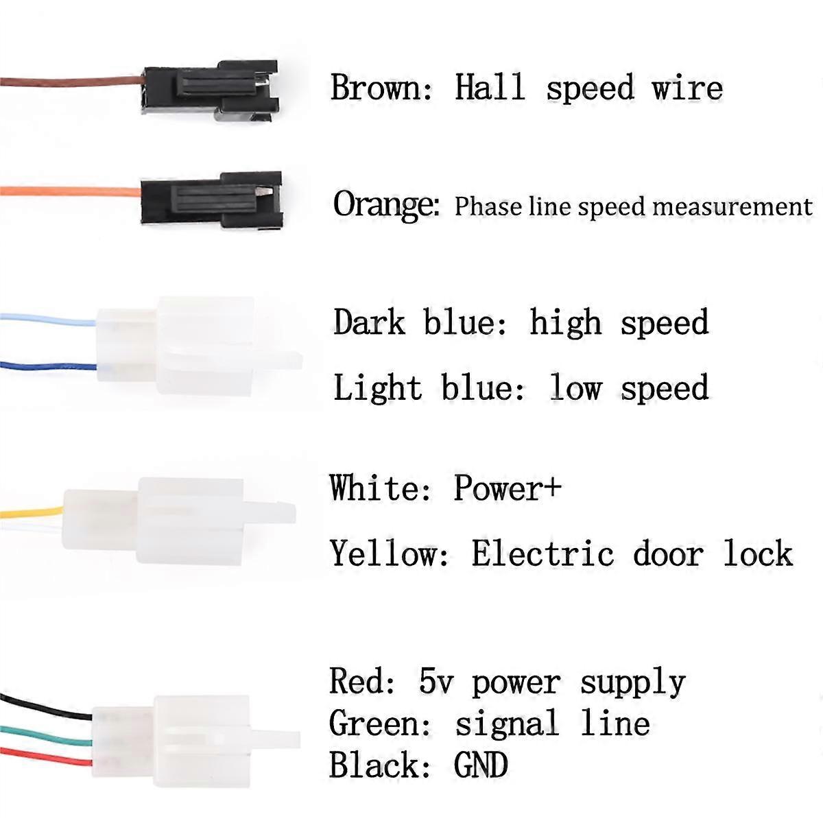 Electric Bike Scooter Accelerator Display Ebike Throttle Digital Monitor for Bicycle 48V Electric S