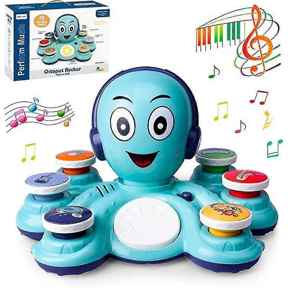 toddlers toys development educational music octopus