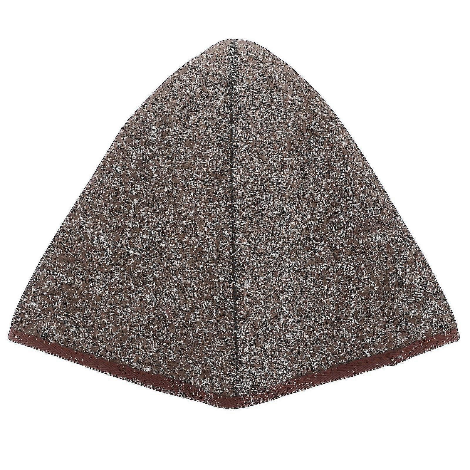 Thickened Sauna Hat Wool Felt Hat Bathing Hat Comfortable Sauna Hat Water Absorption Hat