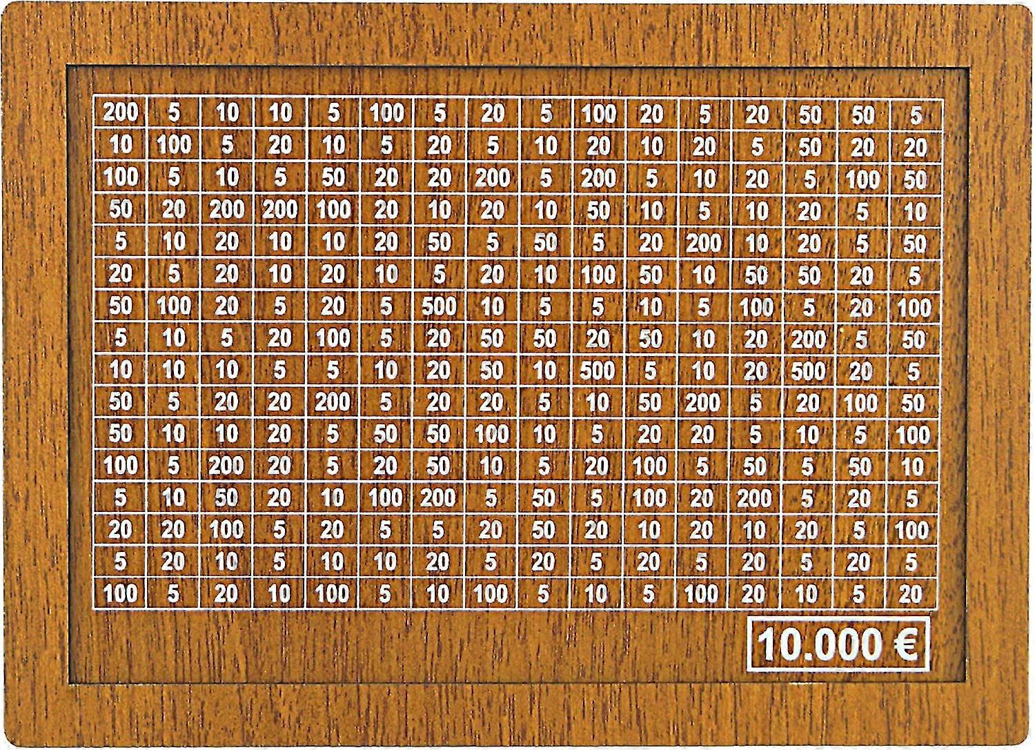 Sparbox (4 Sizes)- Reusable Money Box With Savings Goal And Numbers To Tick