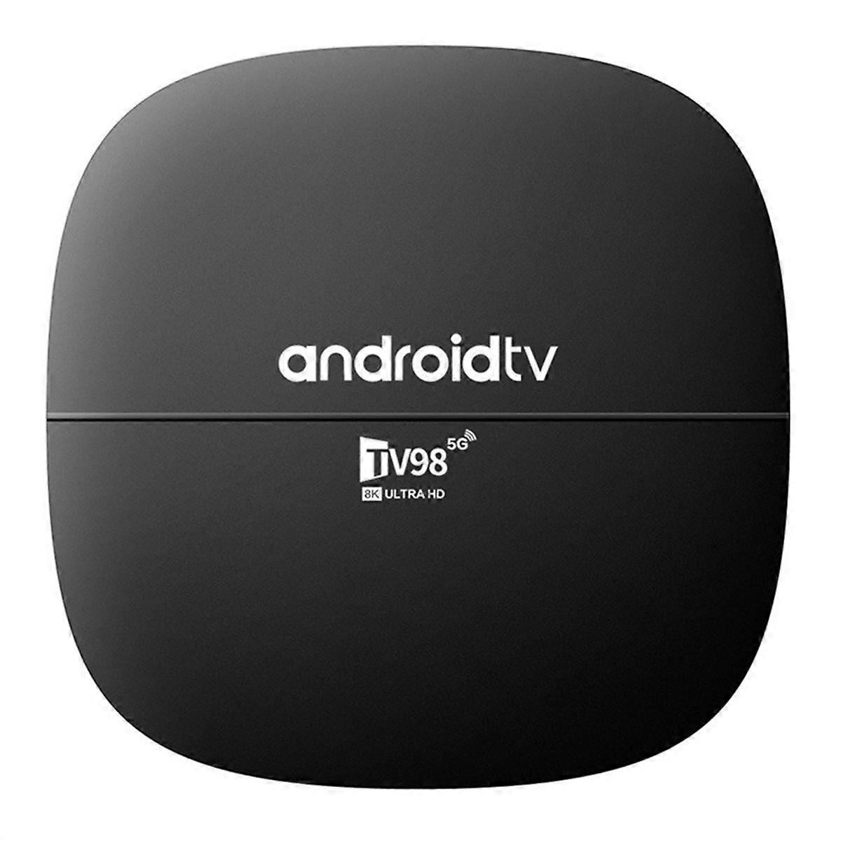 TV98 Android TV Box 1G + 8G Allwinner H313 2.4G 5G WiFi BT4.0 TV BOX 4K Android 13 Décodeur EU Plug