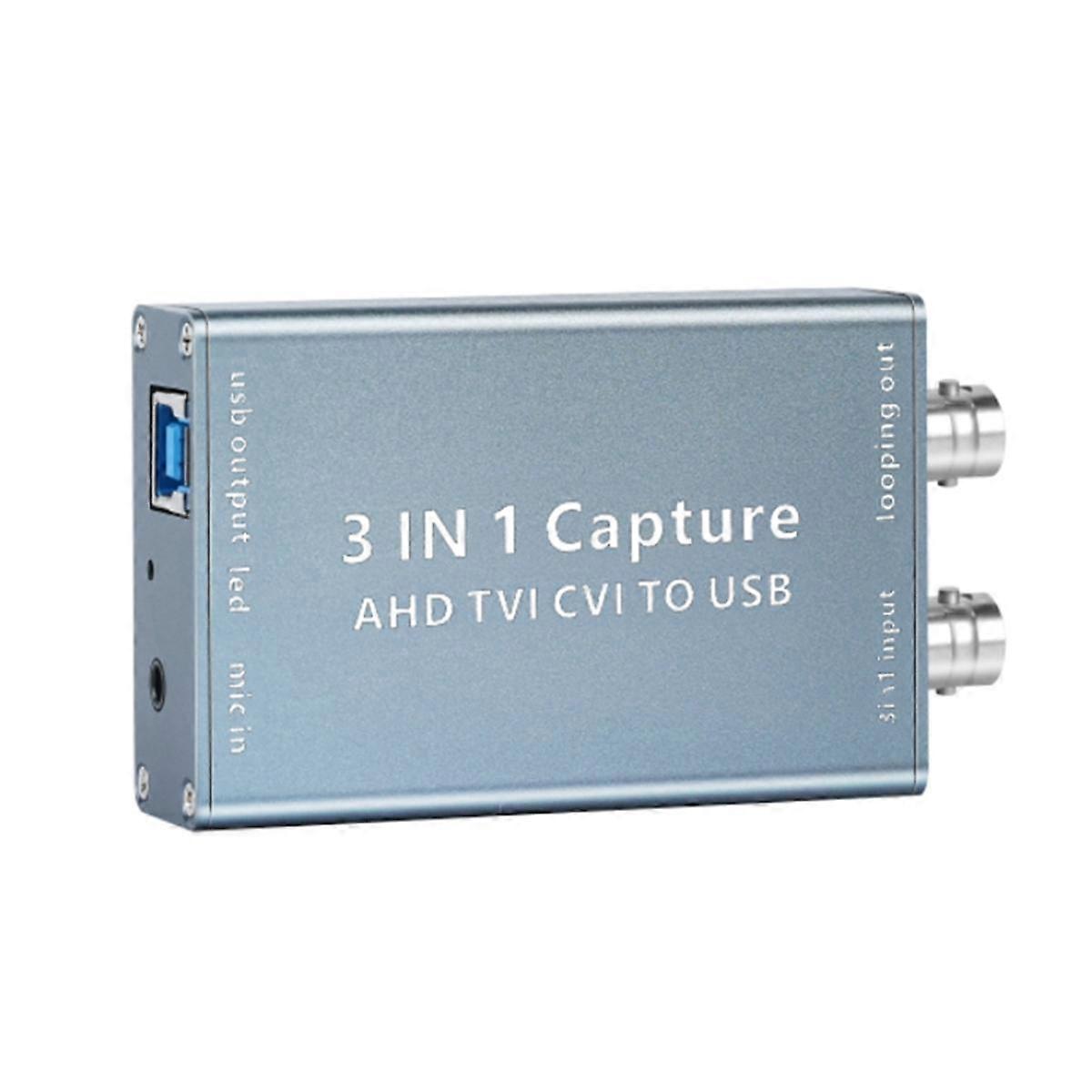 AHD Video Capture Card TVI CVI zu USB 3.0 Grafikkarte 1080P 60fps Video Record Box für Live-Streamin