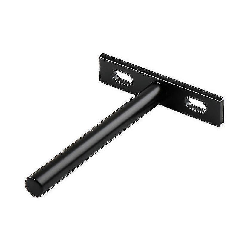 Solid Steel Floating Shelf Brackets - Heavy Duty Hidden Shelf Brackets For Wooden Floating Shelves (2pcs)