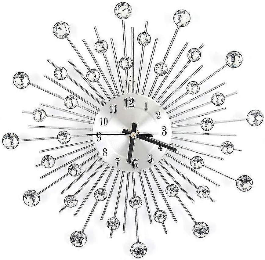 Sunburst C Sparkling Metallic Silver Flower Sd C For