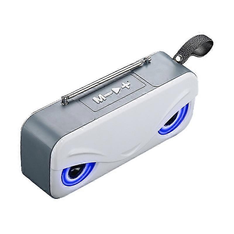 Outdoor Waterproof Speaker Multi-function Subwoofer Small Office Bedroom Home white