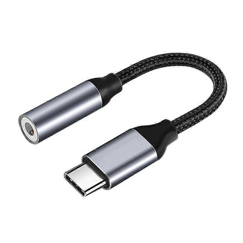 USB C till 3,5 mm-uttag, USB C 3,5 mm-adapter, USB C-extra adapter, USB C till 3,5 mm AUX-ljudadapter, USB C-hörlursadapter för Mate 10 Pro, Xiaomi 6