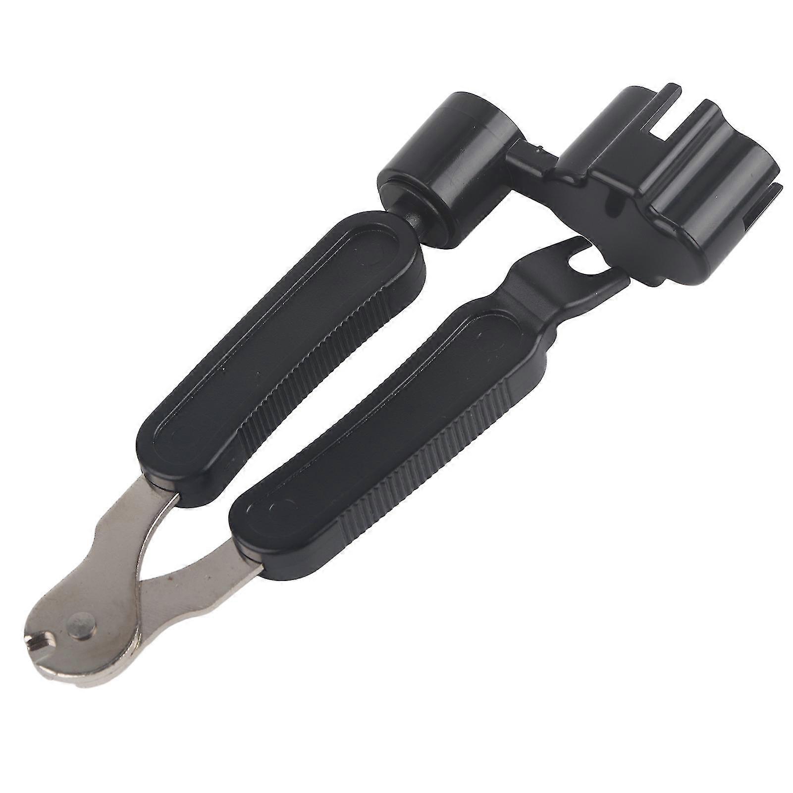 3-in-1 String Peg Winder Cutter Bridge Pin Puller for Bass Guitar