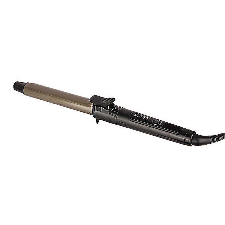 28mm Temperature Display Nano Titanium Hair Curler, US Plug